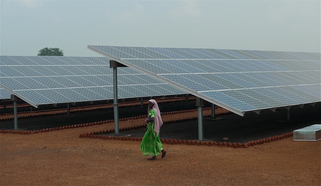India quiere dominar el sector de la energía solar